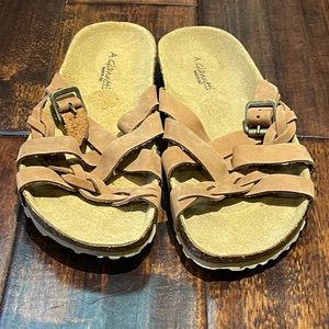 A. GIANNETTI WOMENS SANDALS MADE IN ITALY SZ 9.5 NWOT